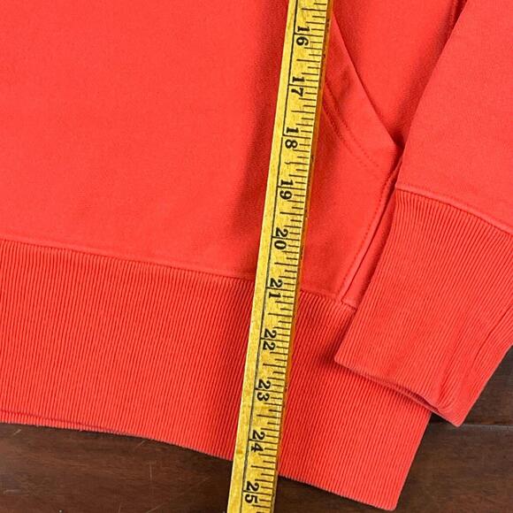 VTG Champion Embroidered Logo Reserve Weave Orange Men's Hoodie Size Small - Picture 5 of 7